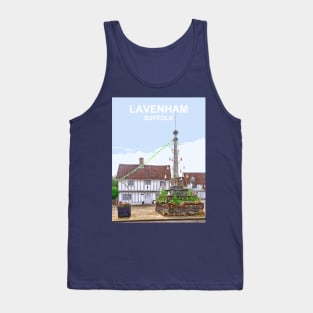 Lavenham, Suffolk gift. Travel poster Tank Top